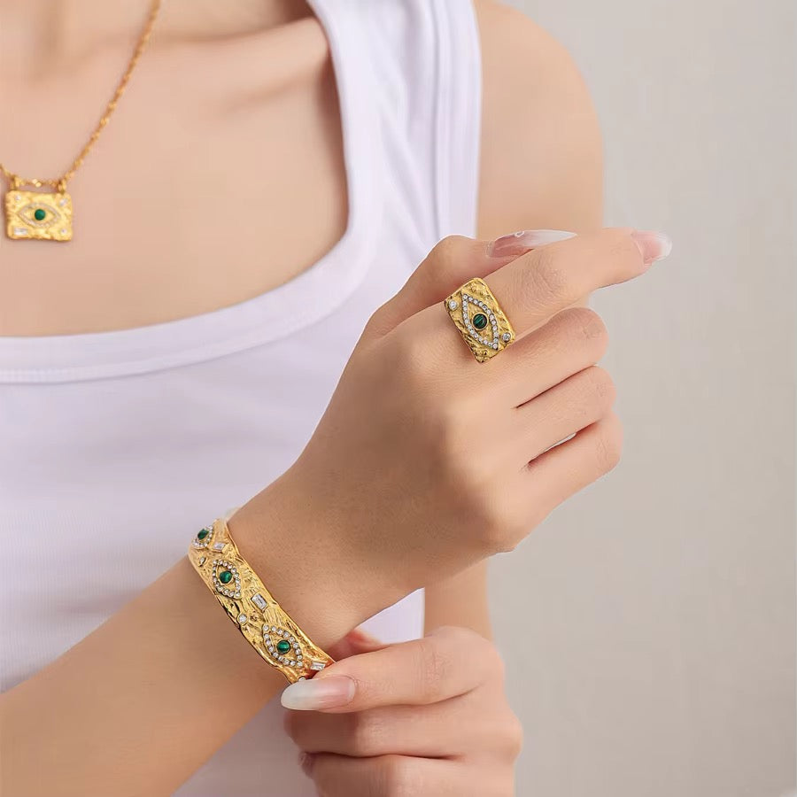 Evil Eye Set — Necklace & Bracelet