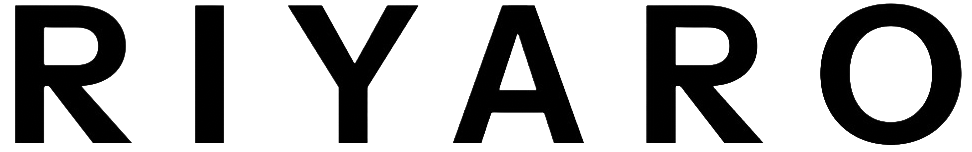 Black 'RIYARO' logo on a white background