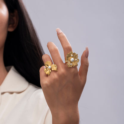 Oversized Flower Ring